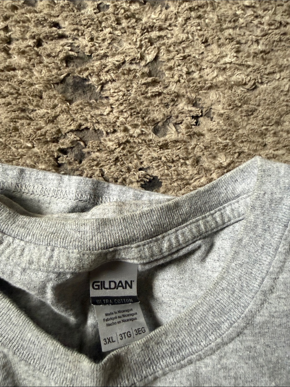 Gildan Gray Short-Sleeve Tee with Yellow Tractor Graphic - Picture 3 of 3